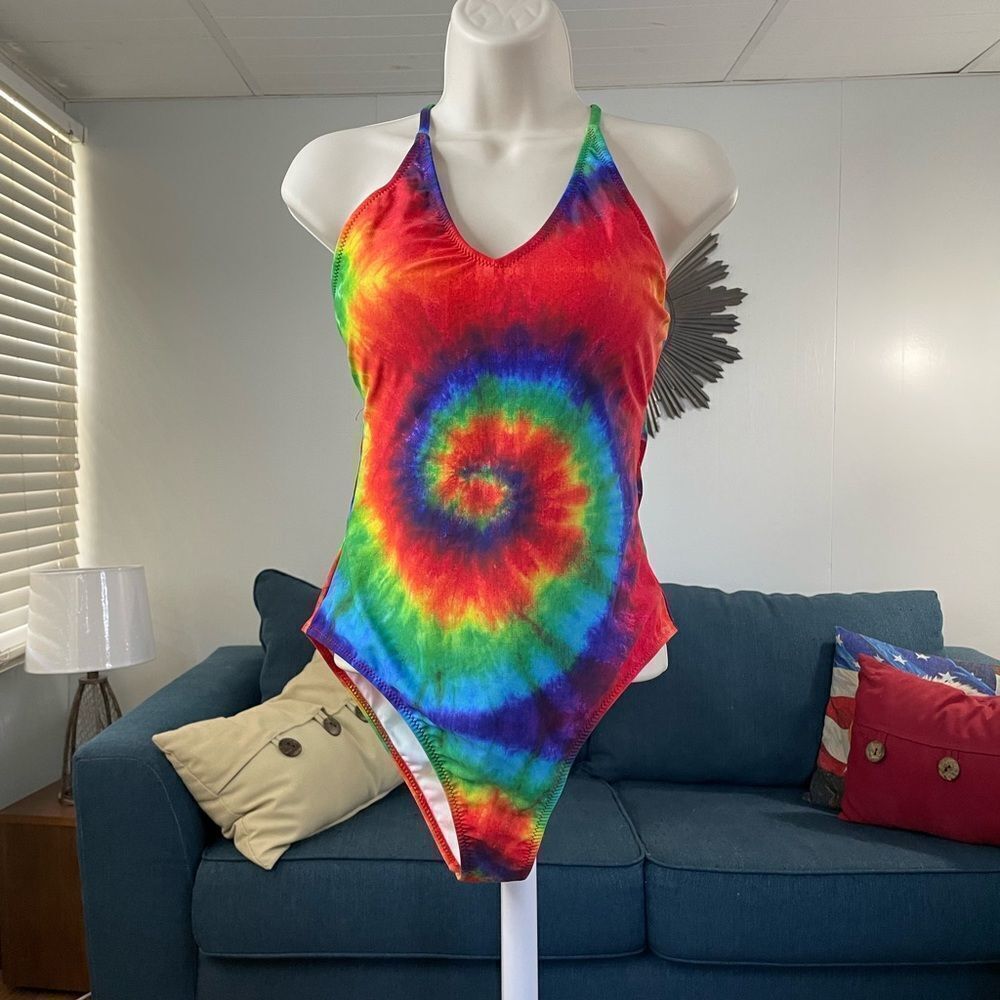 Ekouaer tye die bathing suit